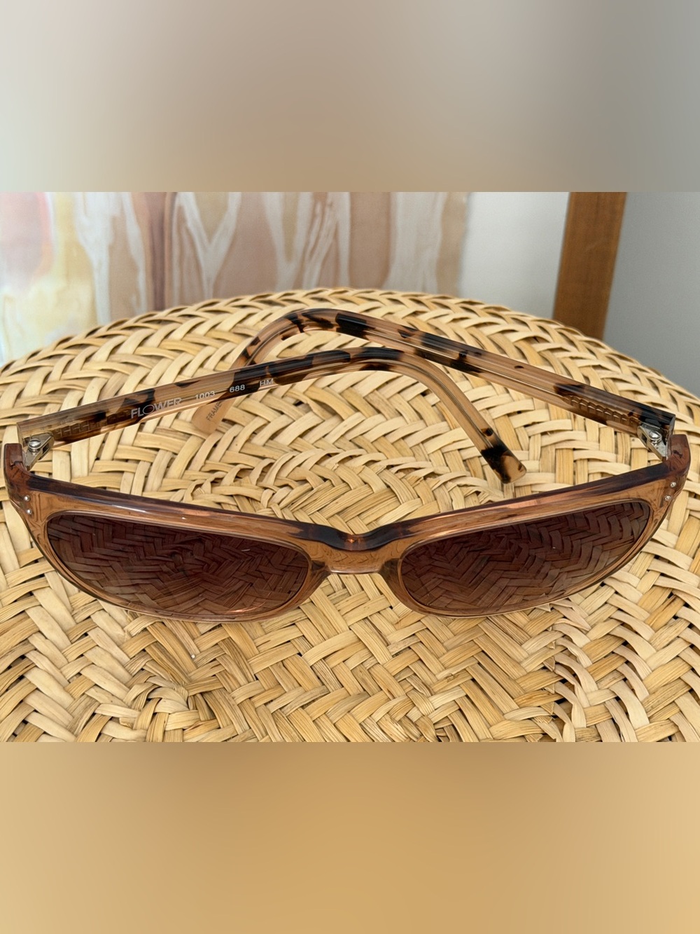 Flower by Drew Sunglasses Tortoise Shell with silver accents 🐚 - Picture 6 of 9